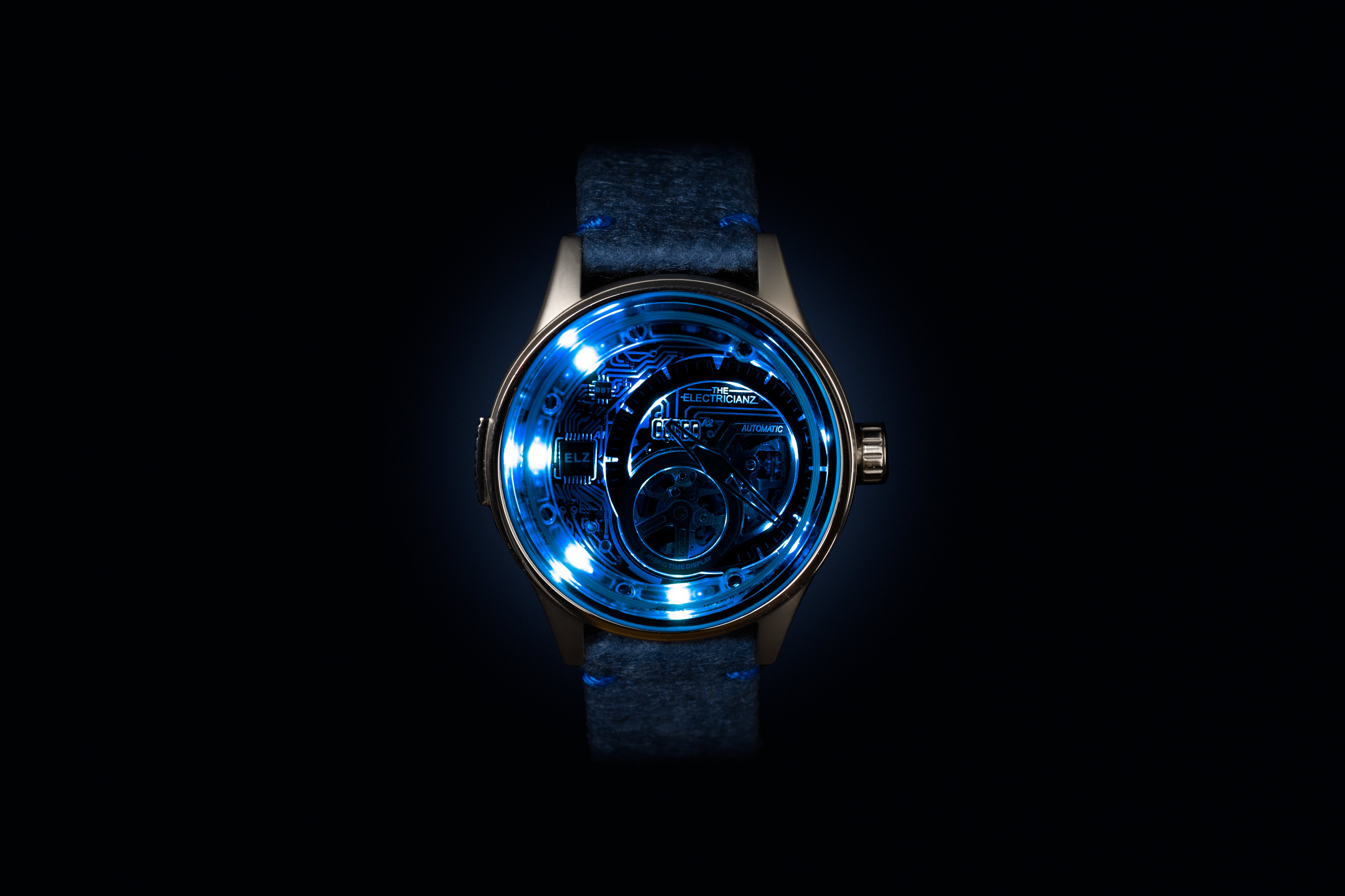 THE ELECTRICIANZ The Carbon Z - Men's Watch LED India | Ubuy